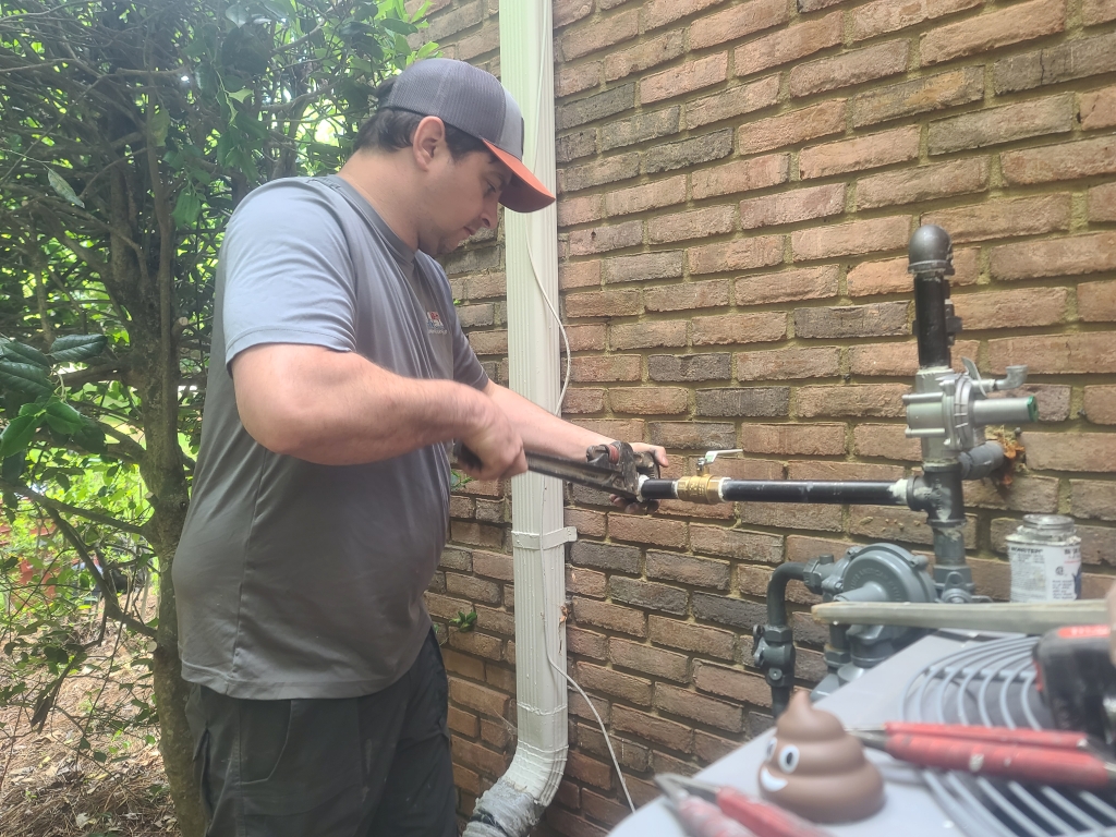gas line repair or installation by Alliance Plumbing & Service Group