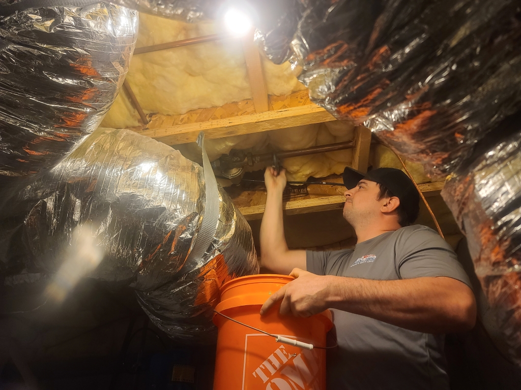 Leak repair by Alliance Plumbing & Service Group