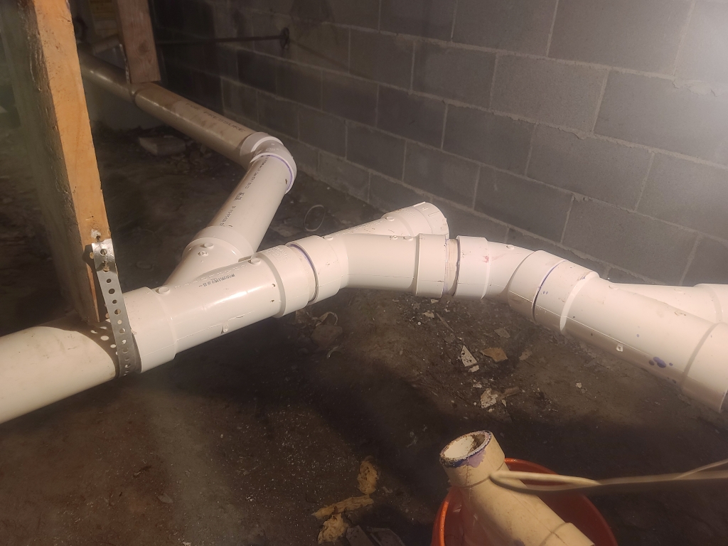 sewer ejector pump in a home